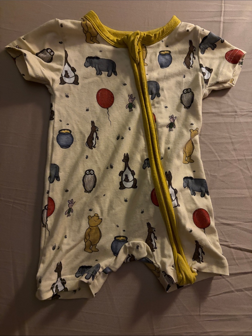 Winnie the Pooh bamboo romper